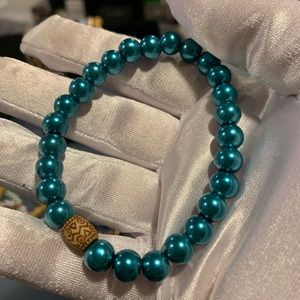👾5 for $25 🧵Blue Beaded Bracelet 🧵